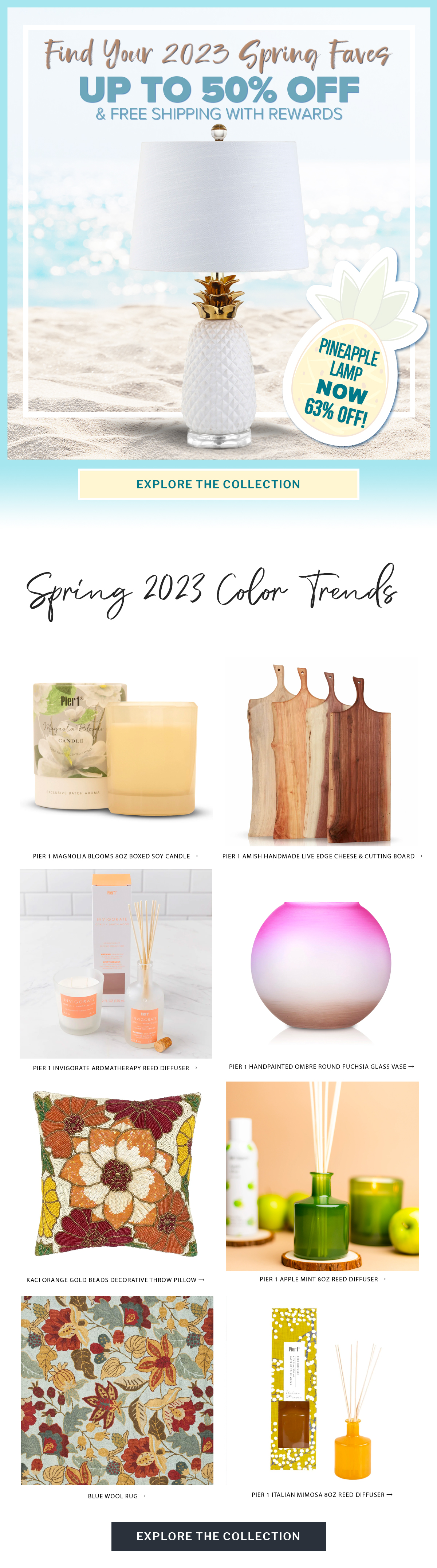 63 OFF Have you seen our pineapple lamp? Pier 1 Imports